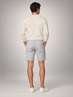 Volantero Men's Classic Chino Shorts in Grey, back view
