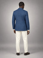 Volantero Men's Vintage Blazer in Blue, back view