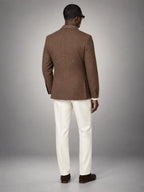 Volantero Men's Vintage Blazer in Brown, back view