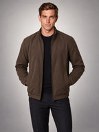 Volantero Men's Lightweight Spring Mid Jacket in Brown, hover view