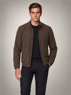 Volantero Men's Lightweight Spring Mid Jacket in Brown, main view