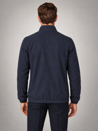 Volantero Men's Lightweight Spring Mid Jacket in Navy, back view