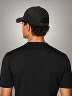 Volantero Men's Classic Cap in Black, back view