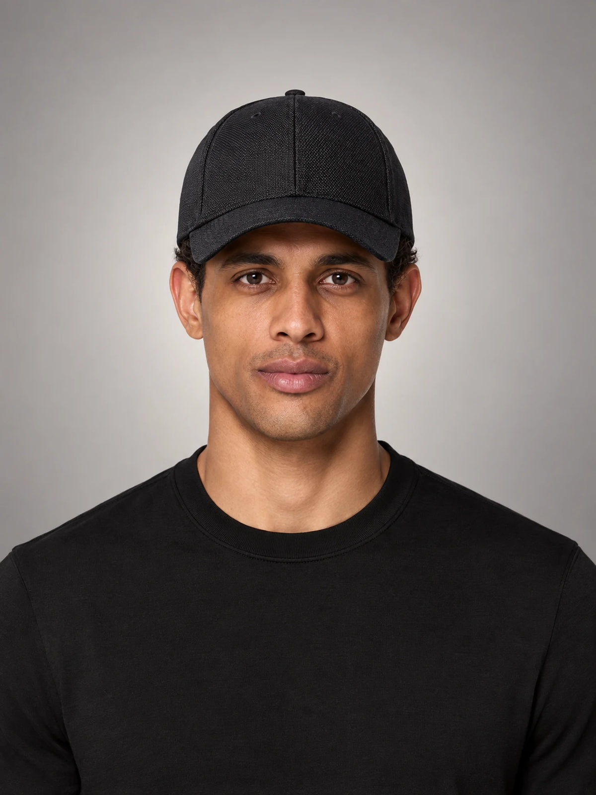 Volantero Men's Classic Cap in Black, front view