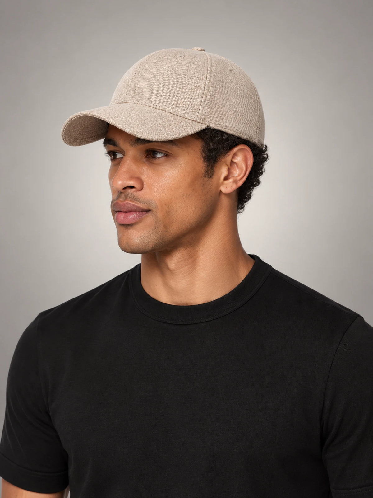 Volantero Men's Classic Cap in Khaki, side view