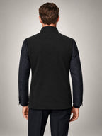 Volantero Men's Classic Lightweight Gilet in Black, back view