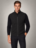 Volantero Men's Classic Lightweight Gilet in Black, hover view