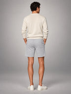 Volantero Men's Casual Swim Shorts in Light Grey, back view