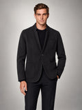 Volantero Men's Casual Tailored-Fit Jacket in Black, main view