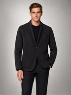 Volantero Men's Casual Tailored-Fit Jacket in Black, main view