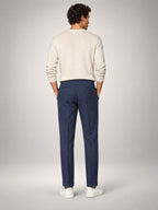 Volantero Men's Summer Trousers in Navy, back view