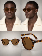 Volantero Men's Polarized Sunglasses in Lava, hover view